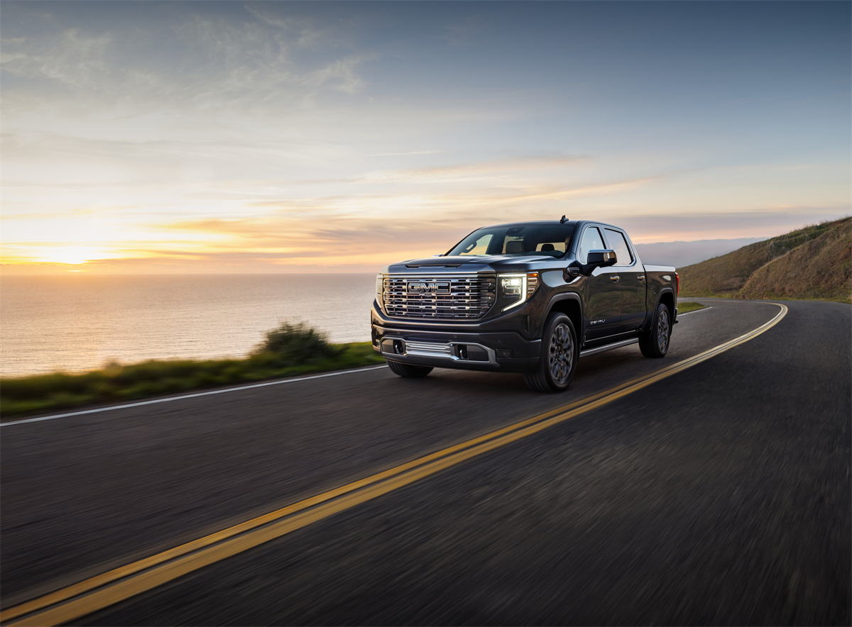 2026 GMC Sierra 1500 driving on the highway