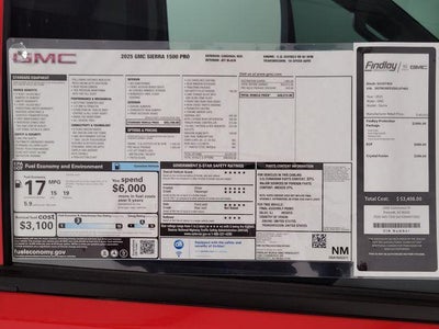 2025 GMC Sierra 1500 Pro