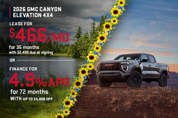 2026 GMC Canyon