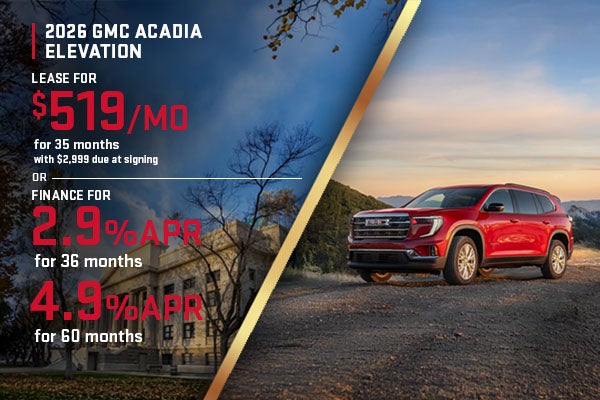 2026 GMC Acadia