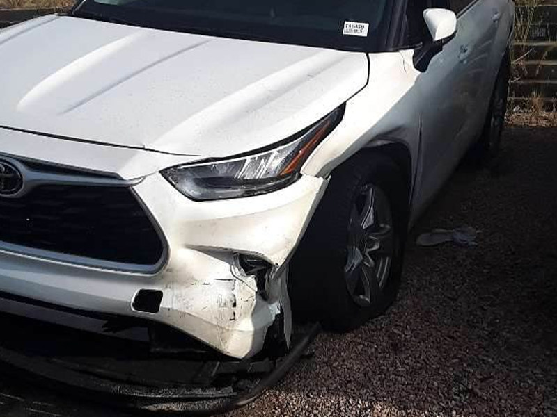 Findlay GMC Prescott Collision Before And After Photo